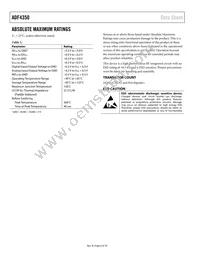 ADF4350BCPZ-RL Datasheet Page 6