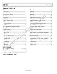ADF4351BCPZ Datasheet Page 2