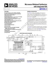 ADF4355-2BCPZ-RL7 Datasheet Cover