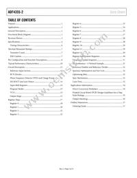 ADF4355-2BCPZ-RL7 Datasheet Page 2