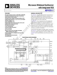 ADF4355-3BCPZ-RL7 Datasheet Cover
