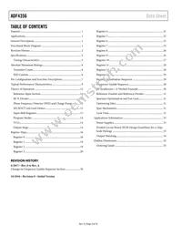 ADF4356BCPZ-RL7 Datasheet Page 2