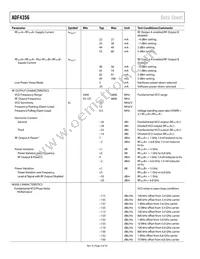 ADF4356BCPZ-RL7 Datasheet Page 4
