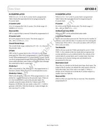 ADF4360-0BCPZRL Datasheet Page 19