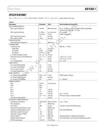 ADF4360-1BCPZ Datasheet Page 3