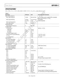 ADF4360-4BCPZRL Datasheet Page 3