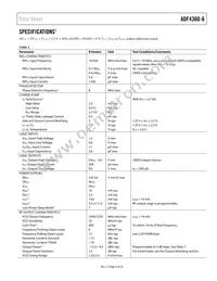 ADF4360-6BCPZRL7 Datasheet Page 3