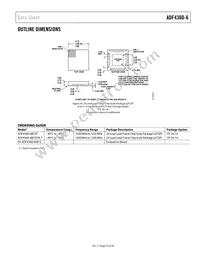 ADF4360-6BCPZRL7 Datasheet Page 23