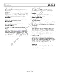 ADF4360-9BCPZRL Datasheet Page 19