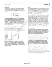 ADF4372BCCZ-RL7 Datasheet Page 21