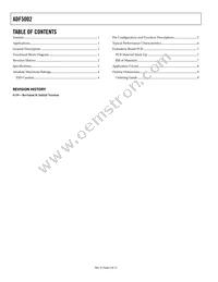 ADF5002BCPZ-RL7 Datasheet Page 2