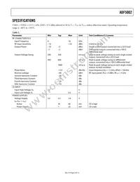 ADF5002BCPZ-RL7 Datasheet Page 3