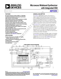 ADF5355BCPZ-RL7 Datasheet Cover