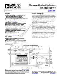 ADF5356BCPZ-RL7 Datasheet Cover
