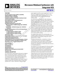 ADF5610BCCZ-RL7 Datasheet Cover