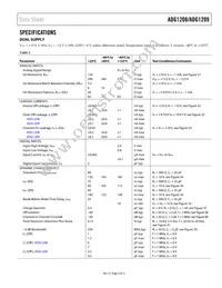 ADG1209YCPZ-REEL Datasheet Page 3