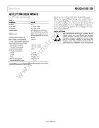 ADG1209YCPZ-REEL Datasheet Page 7