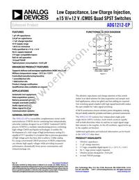 ADG1212SRU-EP-RL7 Datasheet Cover