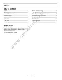 ADG1219BRJZ-REEL7 Datasheet Page 2