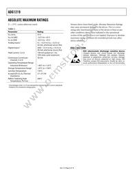 ADG1219BRJZ-REEL7 Datasheet Page 6