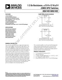 ADG1402BRMZ-REEL7 Datasheet Cover