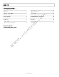 ADG1517BCPZ-REEL7 Datasheet Page 2