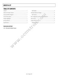 ADG201ASRZ-EP Datasheet Page 2