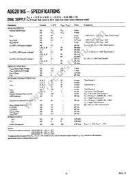 ADG201HSKR-REEL Datasheet Page 2