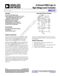 ADG3123BRUZ-REEL7 Datasheet Cover