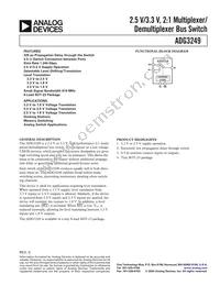 ADG3249BRJZ-REEL7 Datasheet Cover