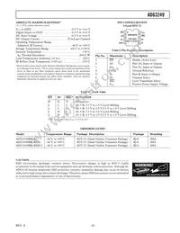 ADG3249BRJZ-REEL7 Datasheet Page 3