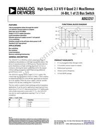 ADG3257BRQ-REEL7 Datasheet Cover