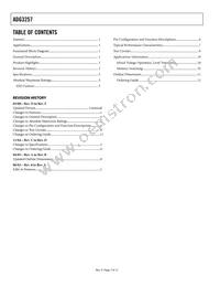 ADG3257BRQ-REEL7 Datasheet Page 2