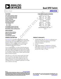 ADG333ABRS-REEL Datasheet Cover