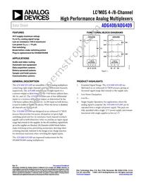 ADG408BR-REEL7 Datasheet Cover