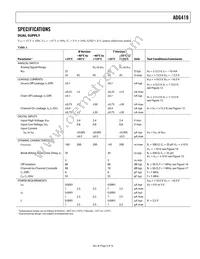 ADG419BRM-REEL7 Datasheet Page 3