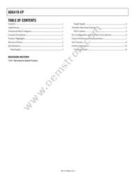 ADG419SRMZ-EP-RL7 Datasheet Page 2