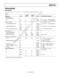 ADG419SRMZ-EP-RL7 Datasheet Page 3