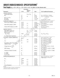 ADG432BR-REEL Datasheet Page 2