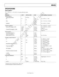 ADG436BR-REEL Datasheet Page 3