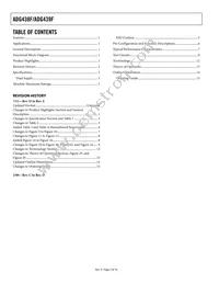 ADG439FBR Datasheet Page 2