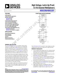 ADG5207BRUZ-RL7 Datasheet Cover