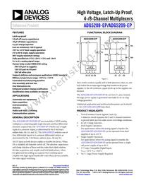 ADG5209SRU-EP-RL7 Datasheet Cover