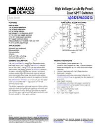 ADG5213BRUZ-RL7 Datasheet Cover