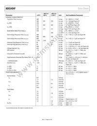 ADG5404FBCPZ-RL7 Datasheet Page 6