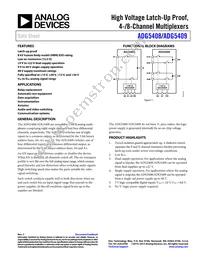 ADG5409BCPZ-REEL7 Datasheet Cover