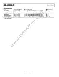 ADG5409BCPZ-REEL7 Datasheet Page 22