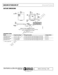 ADG5409TCPZ-EP Datasheet Page 18