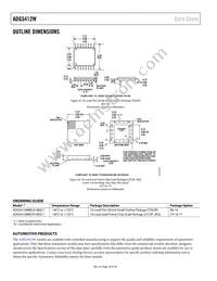 ADG5412WBCPZ-REEL7 Datasheet Page 18