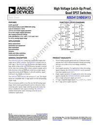 ADG5413BCPZ-REEL7 Datasheet Cover